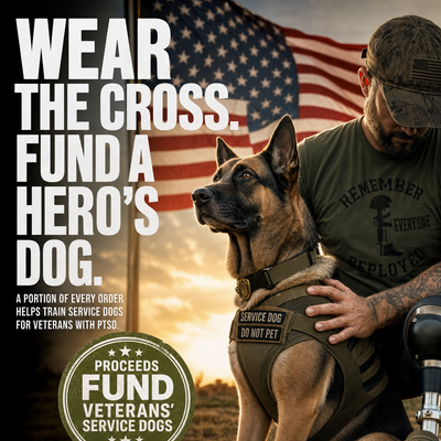 Wear the Cross. Fund a Hero's Dog.